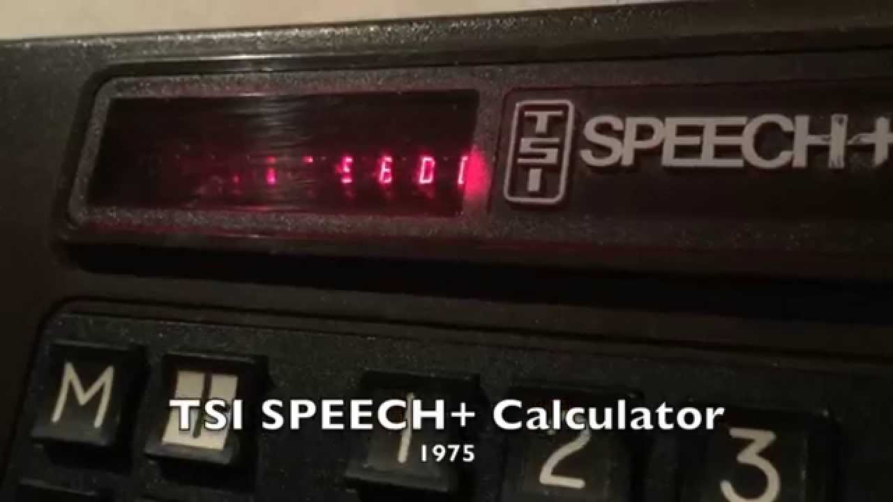 1975: The first speech synthesizer IC was born. - YouTube