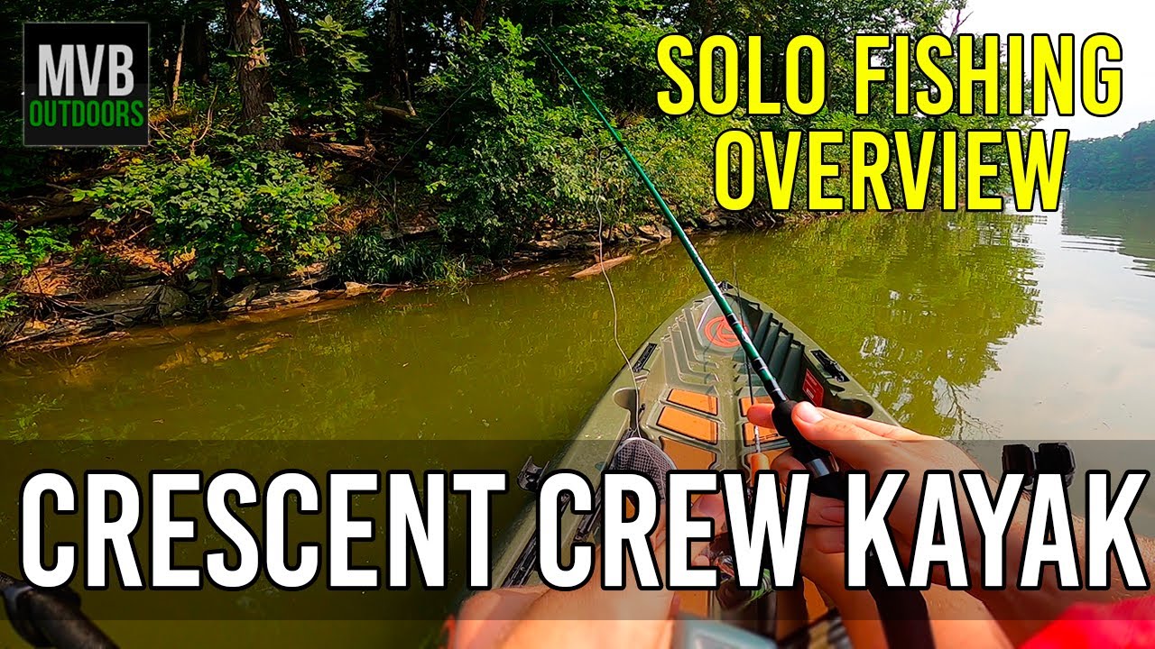 2021 Crescent Crew Kayak Overview | Solo Fishing Setup | Review & Track Mount Accessories