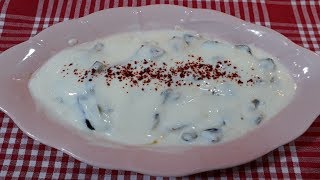 Yoğurtlu Patlıcan Kızartması Salatası Tarifi - Yoğurtlu Salata Tarifleri