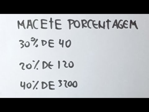 Macete de Porcentagem