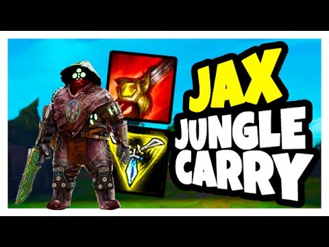 EASY CHAMPION EASY CARRY - Jax Jungle Gameplay - League of Legends