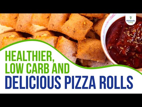 Can a Nutritionist Make HEALTHIER, LOW CARB and DELICIOUS Pizza Rolls?