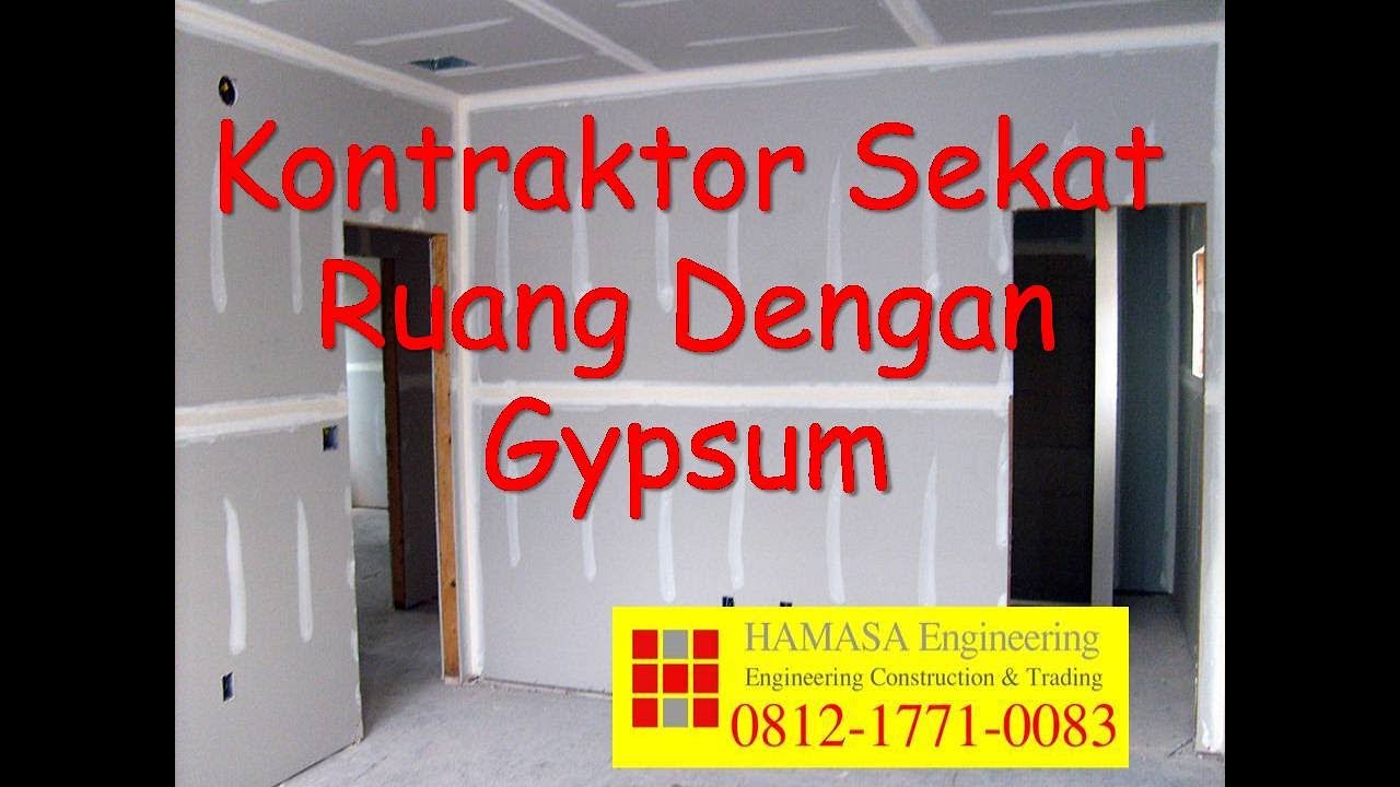 Kontraktor borongan pasang sekat gypsum area Surabaya - Sidoarjo dan sekitarnya |0812-1771-0083