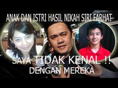 Farhat Abbas Tidak Mengakui Istri nya Risha Trisnawati dan Anak Hasil Nikah Siri