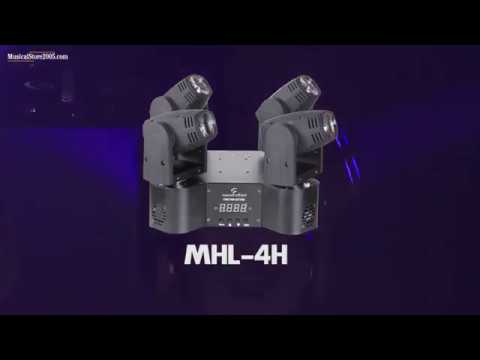 MHL-4H - 4 x Testa Mobile Beam 10watt x 4 by Soundsation
