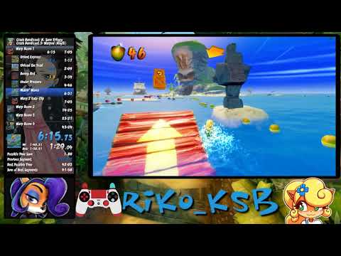 Crash Bandicoot N. Sane Trilogy Speedrun - Crash 3 (Any%) in 42:46 by Riko