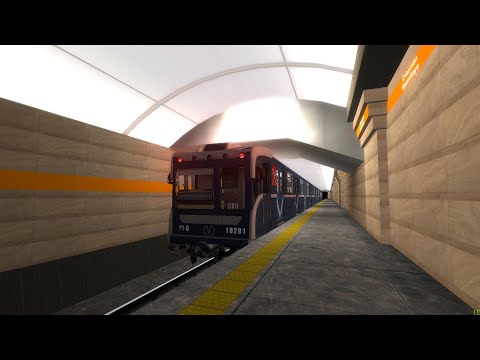 Garry's Mod Metrostroi - поездка по Правобережной линии Петербурга в электропоезде 81.540.8