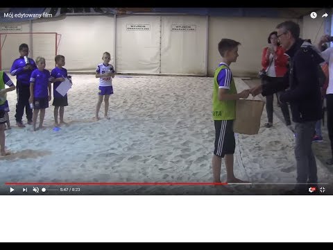 CZ5-Gutek na Beach Soccer -Turniej Dzikich Drużyn-Plaża Bolesławiec-Dekoracja-Gutek Król strzelców