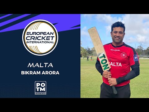 POTM: B.Arora - HUN vs MAL | Highlights | ECI Valletta Cup T20I, Malta Day 1 | ECI22.008