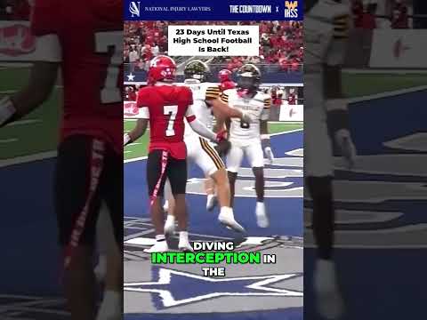 Posting 1 play every day until Texas High School Football is back! 23 Days left!