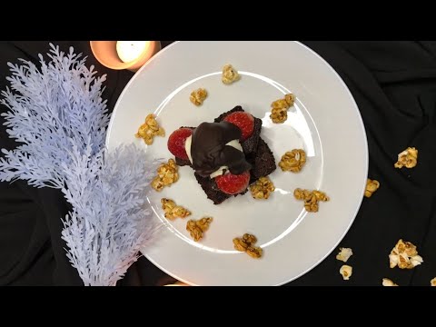 BTS Food Styling Fudgy Brownies | VCF 3073 Western Cuisine