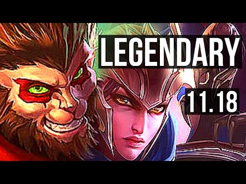 WUKONG vs QUINN (TOP) | 11/1/6, Rank 5 Wukong, Legendary | BR Challenger | v11.18