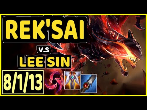 AKAADIAN (REK'SAI) vs LEE SIN - 8/1/13 KDA JUNGLE GAMEPLAY - NA