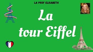 La tour Eiffel - Niveau A1/A2 de FLE - English subtitles available