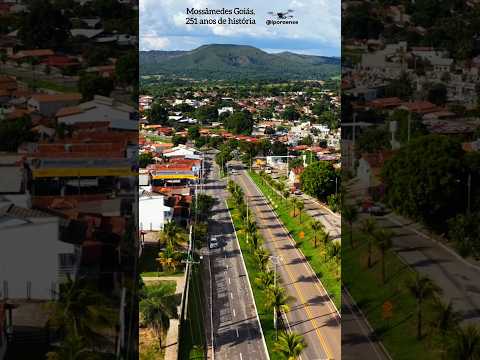 MOSSÂMEDES GOIÁS, PROJETO VISÃO AÉREA - VISTA GERAL DA CIDADE PARTE - 01.