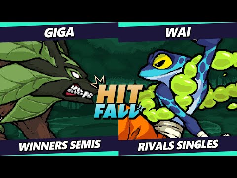 Hitfall 2.5 Top 8 - Giga (Sylvanos) Vs. Wai (Ranno) Rivals of Aether
