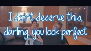 Tyler Ward &amp; Lisa Cimorelli - Perfect (lyrics)