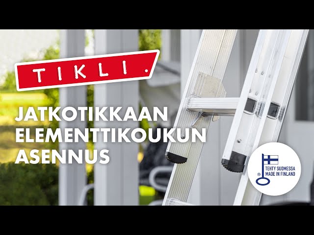 tikli Double extension ladder 3.7 m