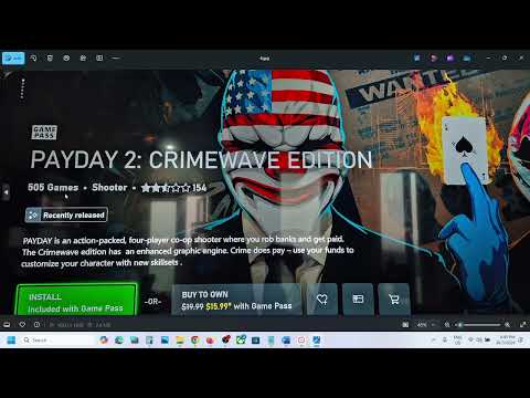 How To Install/Download PAYDAY 2 CRIMEWAVE EDITION On Xbox Series X/S/Xbox One (Gamepass Users)