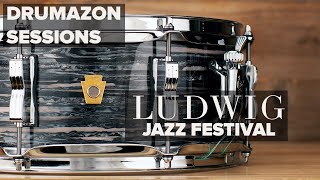Video thumbnail for Ludwig Jazz Festival 14 x 5.5 Mahogany Snare Drum, Audio Demo by Drumazon, Feat Rocky Morris by Drumazon Drum Store