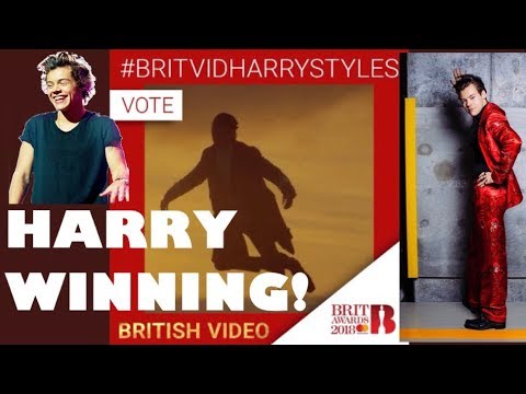 HARRY WINS VIDEO OF THE YEAR AT BRITS! | Handsome Styles