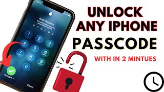 Unlock any iPhone passcode with in two minutes without losing data