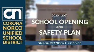 CNUSD 2020-21 School Opening and Safety Plan