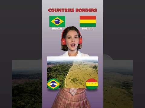 Countries With Unique Borders #countryballs #countries #flags