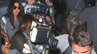 Photographers Trip Over Selena Gomez At LAX