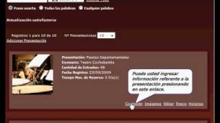 preview picture of video 'Sistema de Boletaje - Presentaciones'
