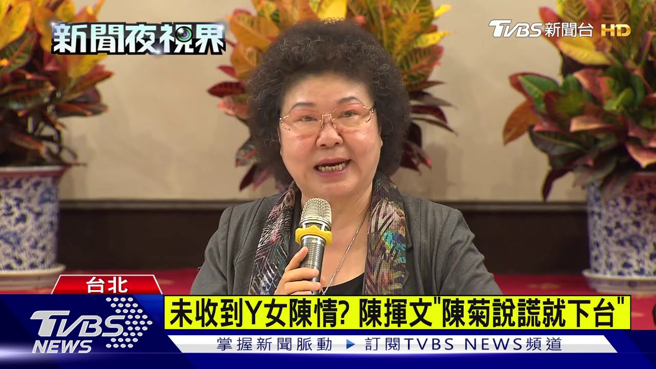 未收到Y女陳情? 陳揮文「陳菊說謊就下台」