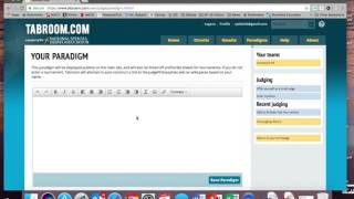 Online Debate Ballot