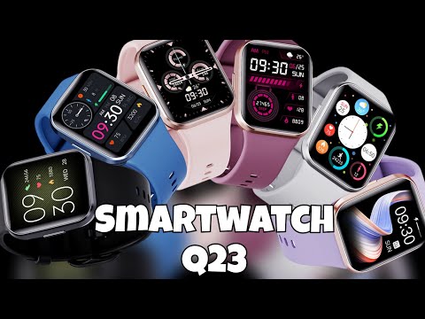 Affordable and complete Q23 smartwatch! Temperature sensor! Unboxing.
