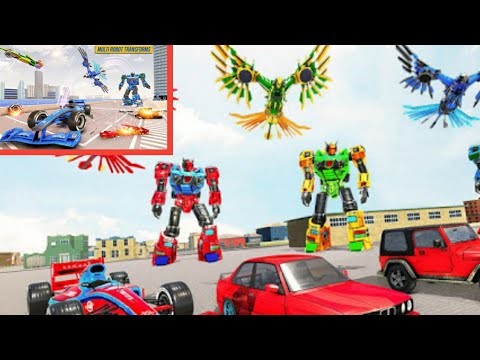 eagle robot car game - formula car robot game android gameplay|A-GAMER
