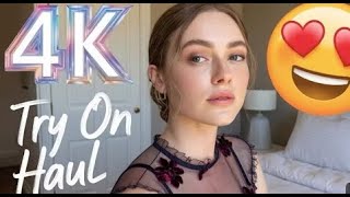 Transparent Cleaning Try-On Haul | Clean With Me in 4K | try on haul transparent cleaning tutorial