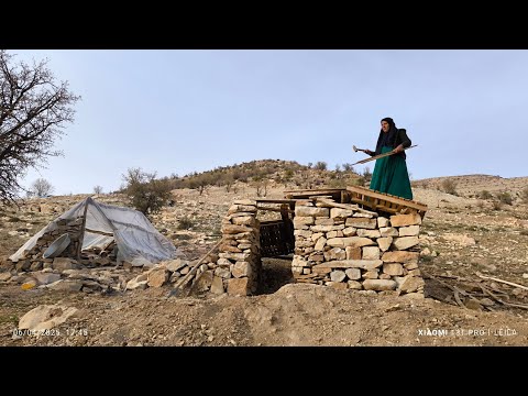 stone shelter: plank San's effort: how Dom ah and her daughters build their shelter?