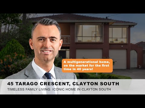 45 Tarago Crescent, Clayton South, VIC 3169, 4 રૂમ, 3 બાથરૂમ, House