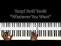 Tony Toni Toné Whatever You Want Piano Tutorial
