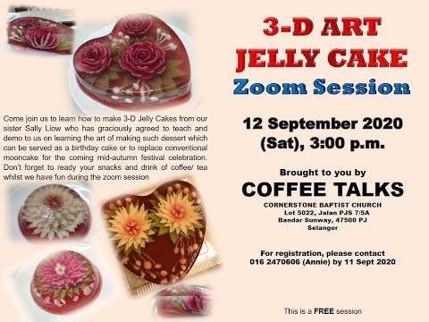 Making of a 3 D Jelly Cake