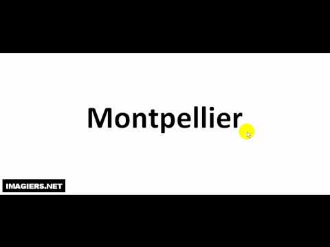 Pronuncia corretta = Montpellier