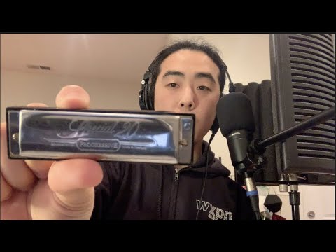 Amazing Grace - Lesson/Play-along For Beginner Harmonica Players (C harmonica in 1st position.)