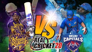 KKR vs DC - Kolkata Knight Riders vs Delhi Capitals | IPL Match 41 Highlights Real Cricket 20