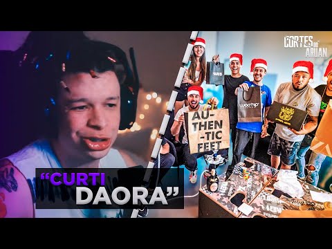 ARUAN REAGE A REVELANDO NOSSO AMIGO SECRETO DE 2021 (THIAGO REIS) - Cortes do Aruan