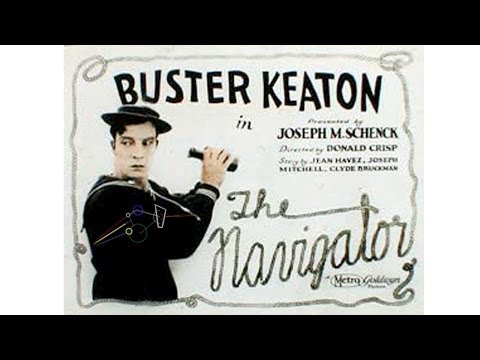 Thumbnail of the video: Buster Keaton's "The Navigator" (1924) ✄ with "Surreal Road" by Kari Tribble
