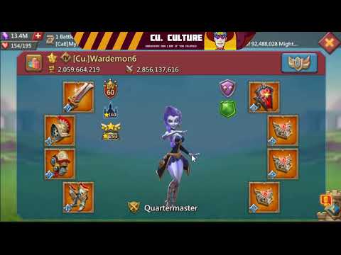 Lords Mobile - Wardemon Account Overview!