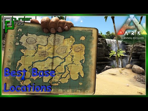 Ark Basics - Best Of - Base Locations on The Island Map