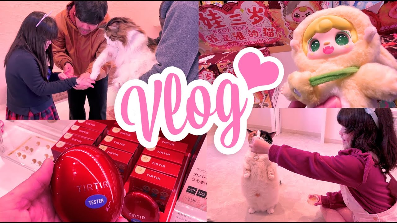 Fomos a um Cat Café no Japão + comprinhas no shopping