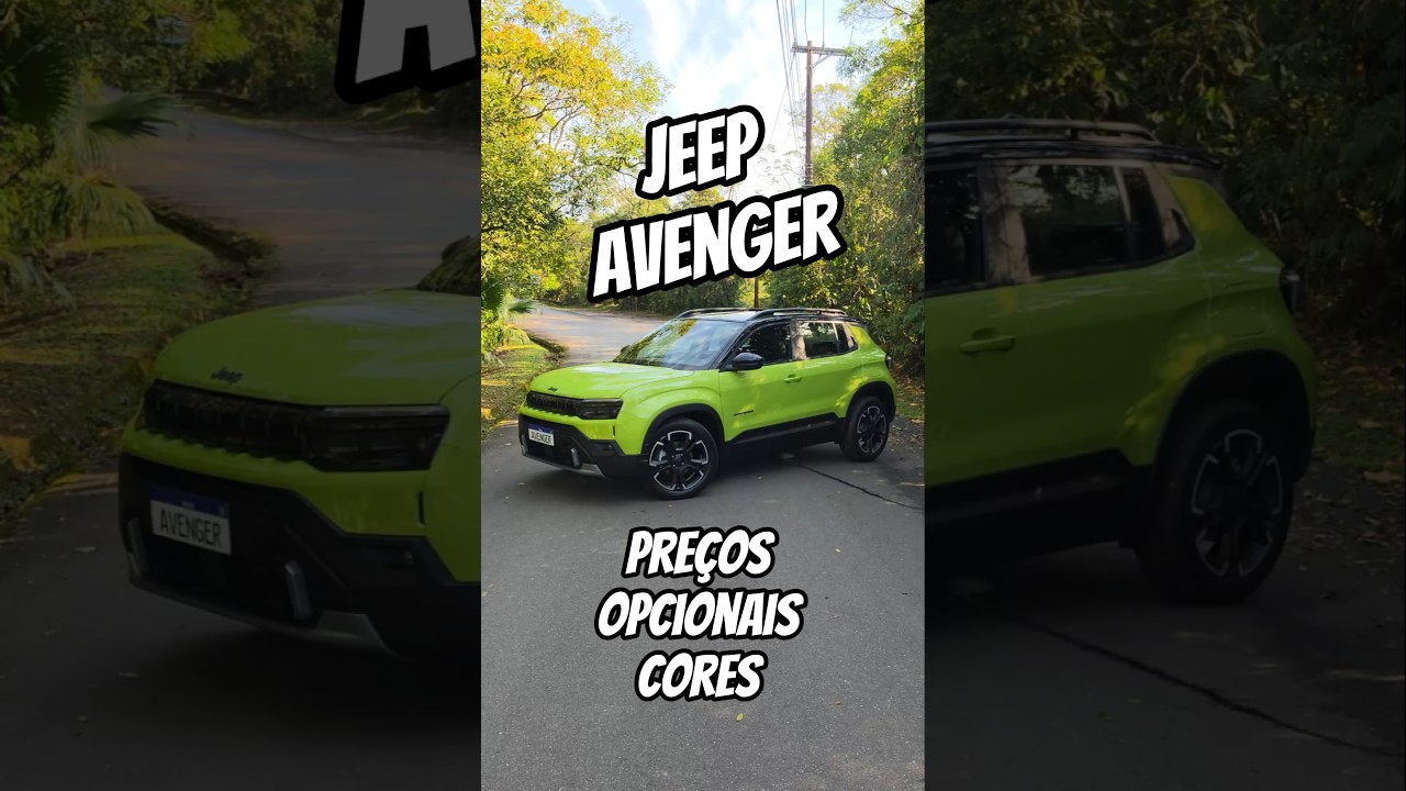 Jeep Avenger, Preços, Pacotes e Cores!