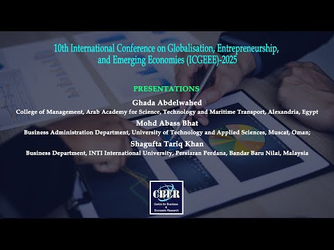ICGEEE-2025, Presentations: Ghada Abdelwahed
