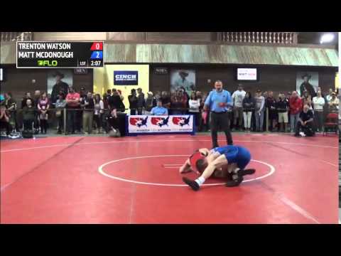57 kg R2 - Trenton Watson (Northern Colorado RTC) vs Matt McDonough (TMWC)